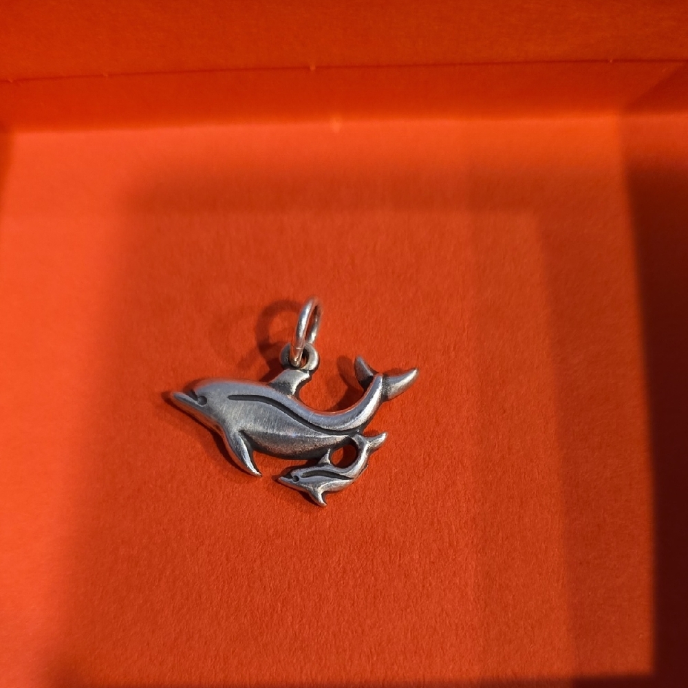 James Avery Silver Dolphin Bracelet Charm